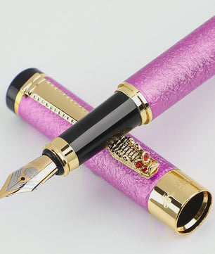 Luxe Metalen Vulpen met Iridium Punt (0.5mm) - Stijlvol Schrijven voor Kantoor en School