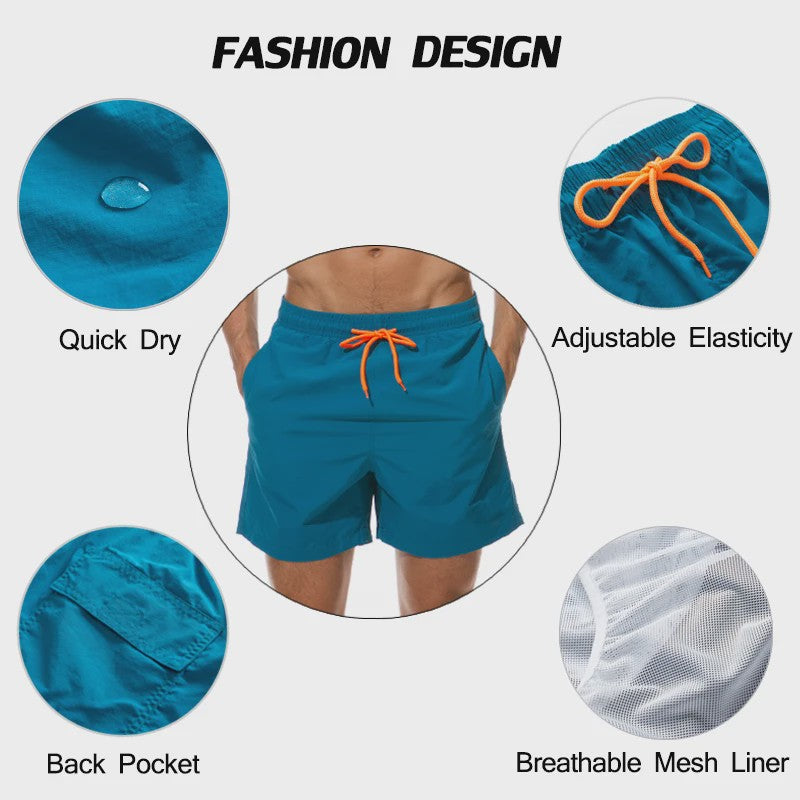ES CATCH Heren Zwembroek Boardshort - Sneldrogend & Stijlvol voor Strand en Sport