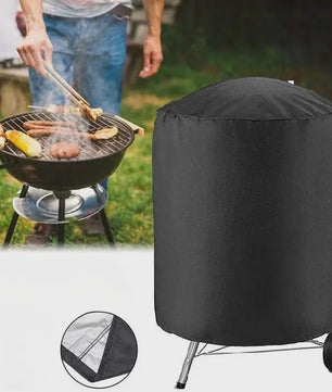 Zware Kwaliteit BBQ Hoes voor Ronde Houtskool Grills - Waterdicht & Winddicht