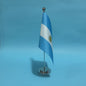 Argentijnse Bureauvlag 14x21cm - Nationaal Banier voor Bureau Decoratie