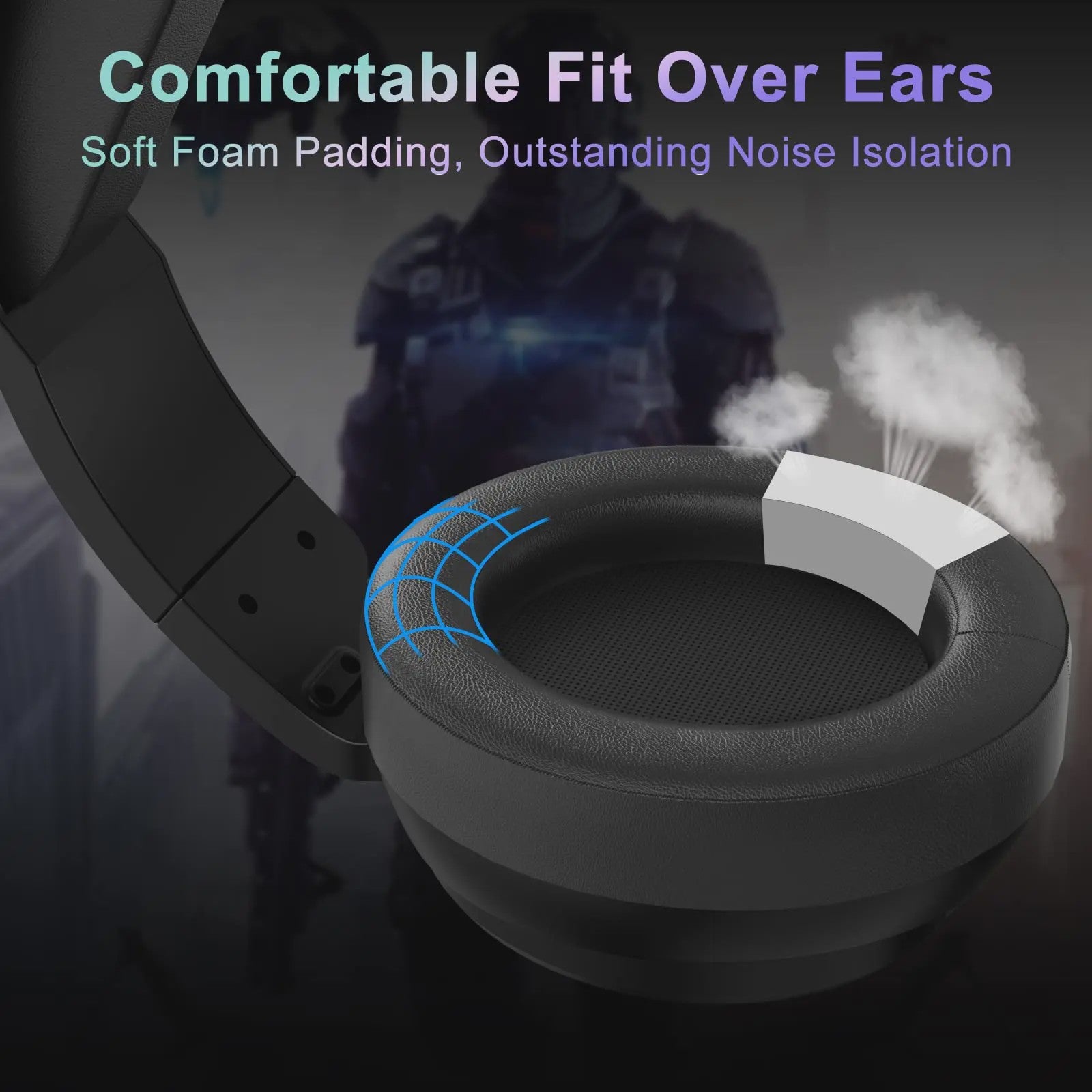 Jeecoo V20U USB Gaming Headset: Surround Sound, Noise Cancelling Microfoon & Comfortabele Oorkussens