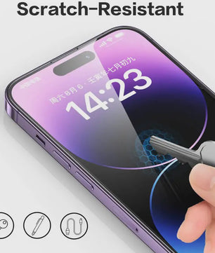 Gehard Glas Screenprotector voor iPhone 14 Pro & 15 Pro - Krasbestendig & HD Helder