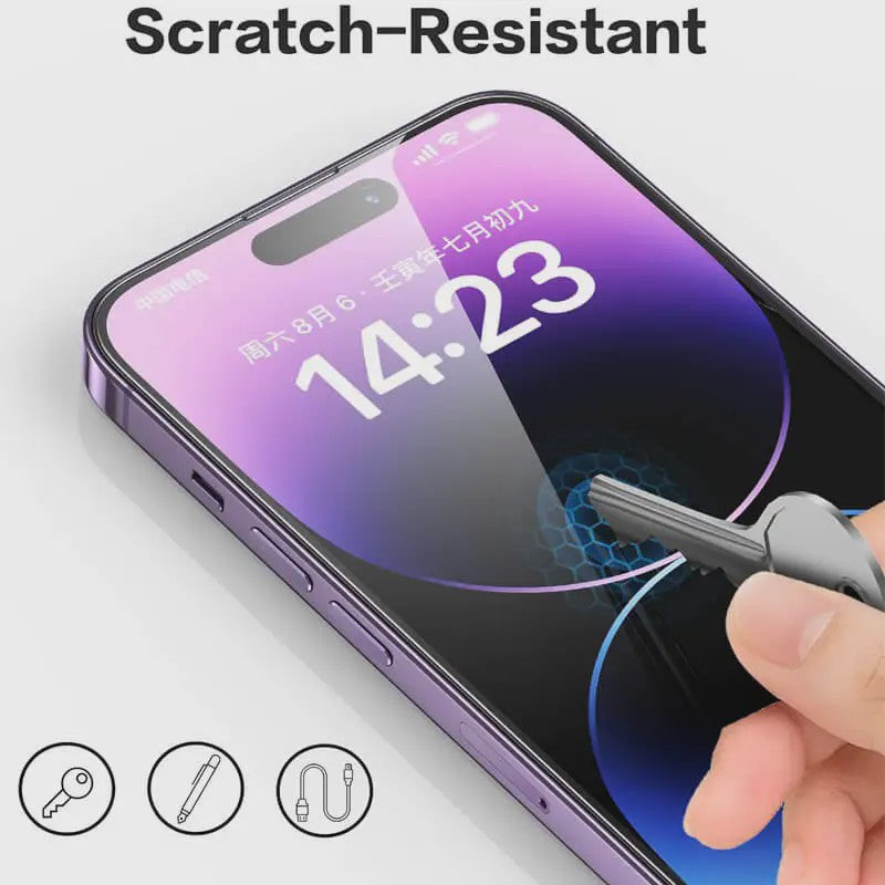 Gehard Glas Screenprotector voor iPhone 14 Pro & 15 Pro - Krasbestendig & HD Helder