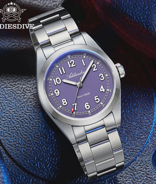 ADDIESDIVE Luxe Heren Quartz Horloge - 100m Waterdicht, Saffierglas & BGW9 Lume (AD2521)
