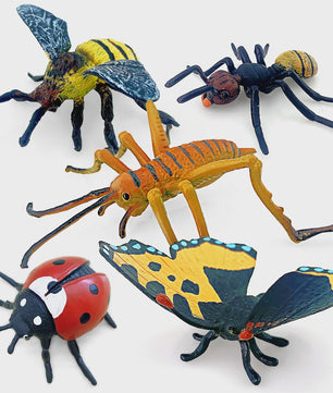 Realistische Insecten Speelgoed Set - Vlinder, Bij, Spin, Krekel & Meer - Educatief Speelgoed