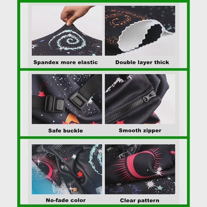 Elastische Kofferhoes Beschermhoes voor Reiskoffers (18-32 Inch)