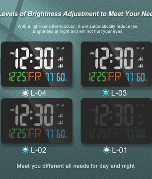 Intelligente WiFi Klok met Datum, Temperatuur & Vochtigheid - LED Display