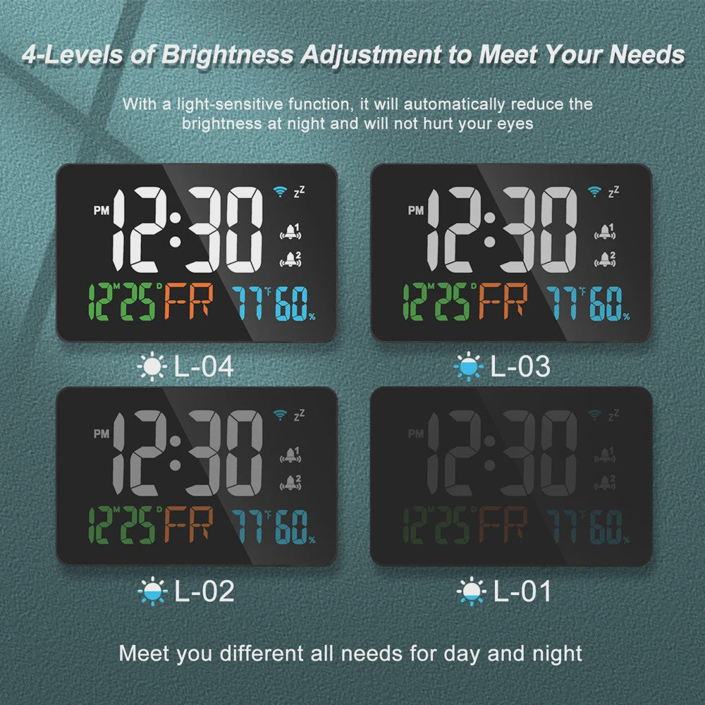 Intelligente WiFi Klok met Datum, Temperatuur & Vochtigheid - LED Display