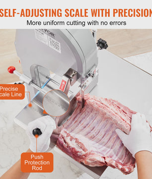 Professionele Bottenzaag Machine - RVS Tafelmodel Bandsaw voor Vlees en Botten