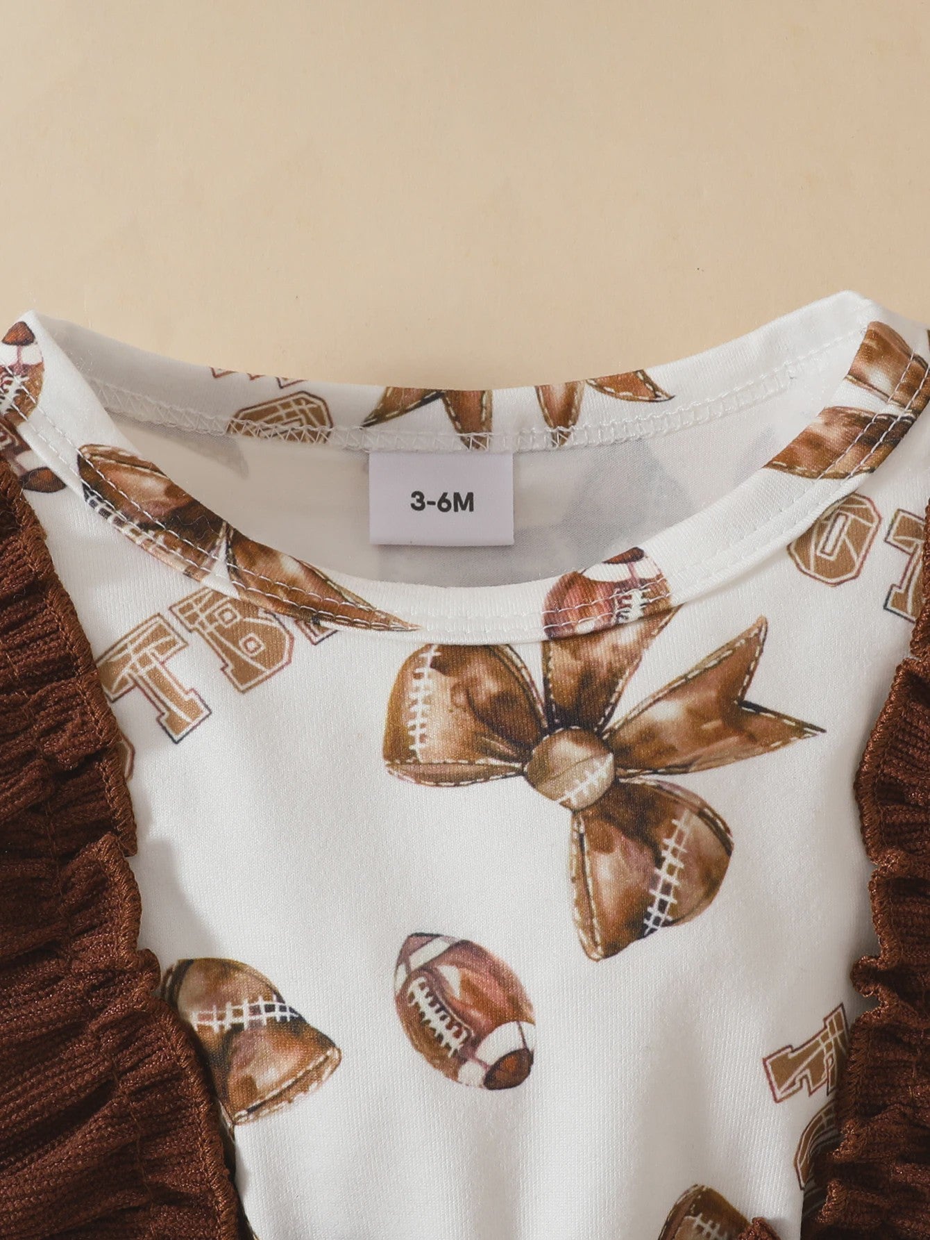 Schattige Baby Meisjes Jurk met Strikjes & Geribbelde Rand - 2-delig Set (0-18 mnd)