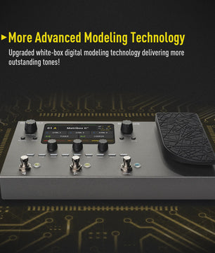SONICAKE Matribox II Gitaar & Bass Multi-Effect Processor met Expression Pedal, FX Loop, USB