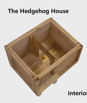 Houten Egelhuisje met Vilt Dak - Veilig Natuurlijk Nest voor Tuindieren