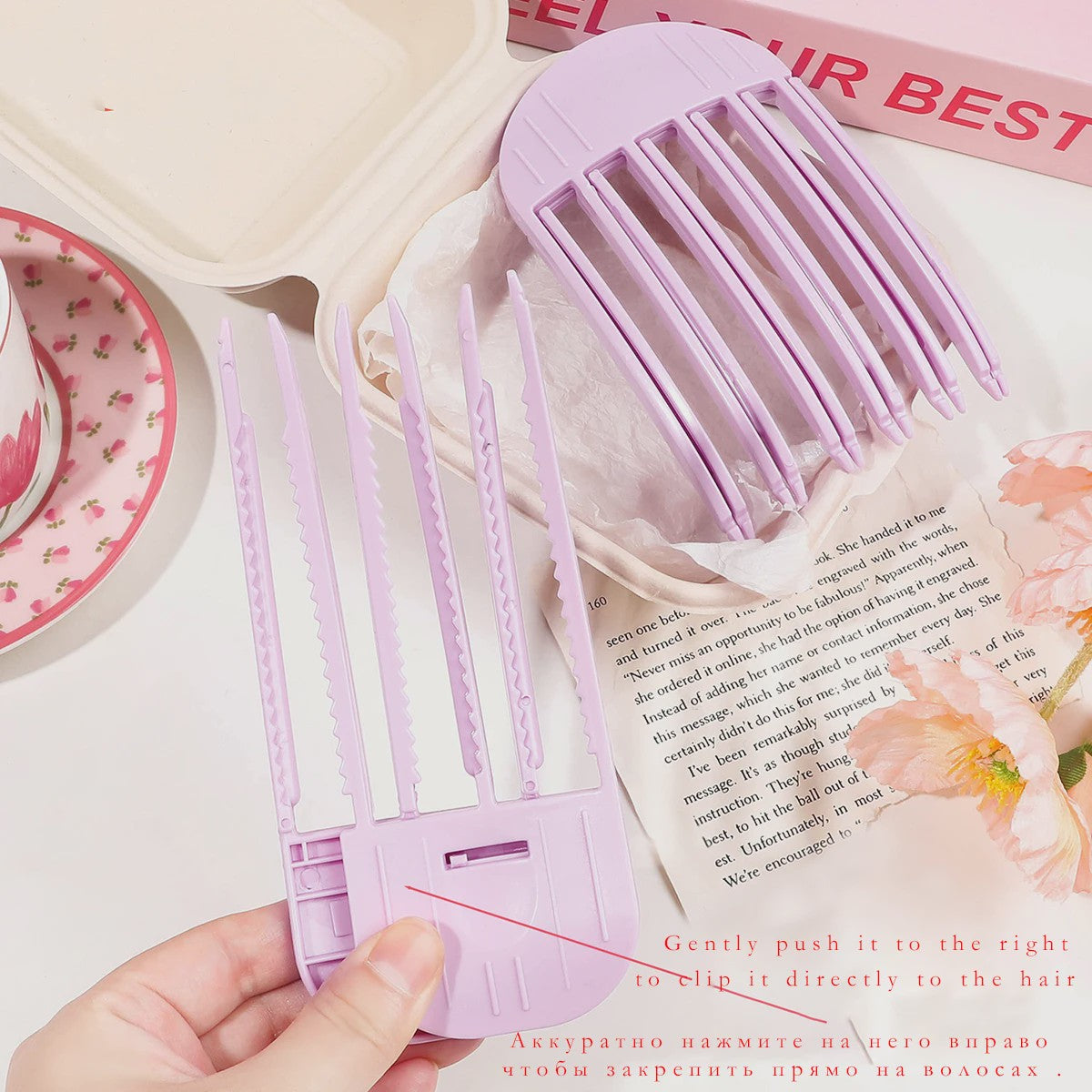 Volume Haarclips voor Krullen en Pony - Fixeer je Kapsel met Stijl