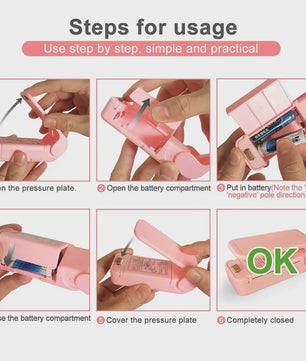 Mini Heat Sealer Machine: Sluit Plastic Zakken Snel en Gemakkelijk
