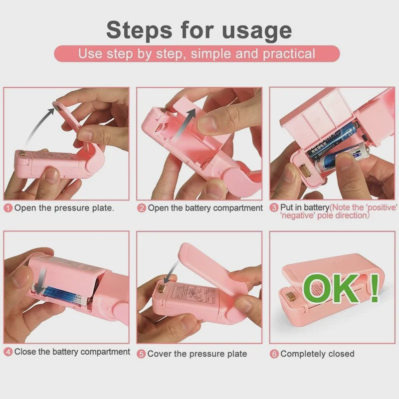 Mini Heat Sealer Machine: Sluit Plastic Zakken Snel en Gemakkelijk