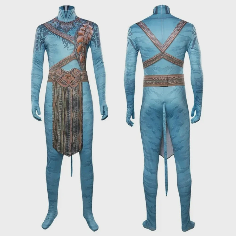 Avatar Cosplay Kostuums: Jake Sully & Neytiri Jumpsuits voor Dames en Heren - Perfect voor Halloween & Feesten