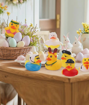Set van 25 Mini Badeendjes - Assorti Speelgoed voor Baby Bad, Zwembad & Cruisen