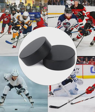 Set van 4 Street Hockey Pucks - Officiële Maat (3 inch diameter) voor Training en Indoor Spel