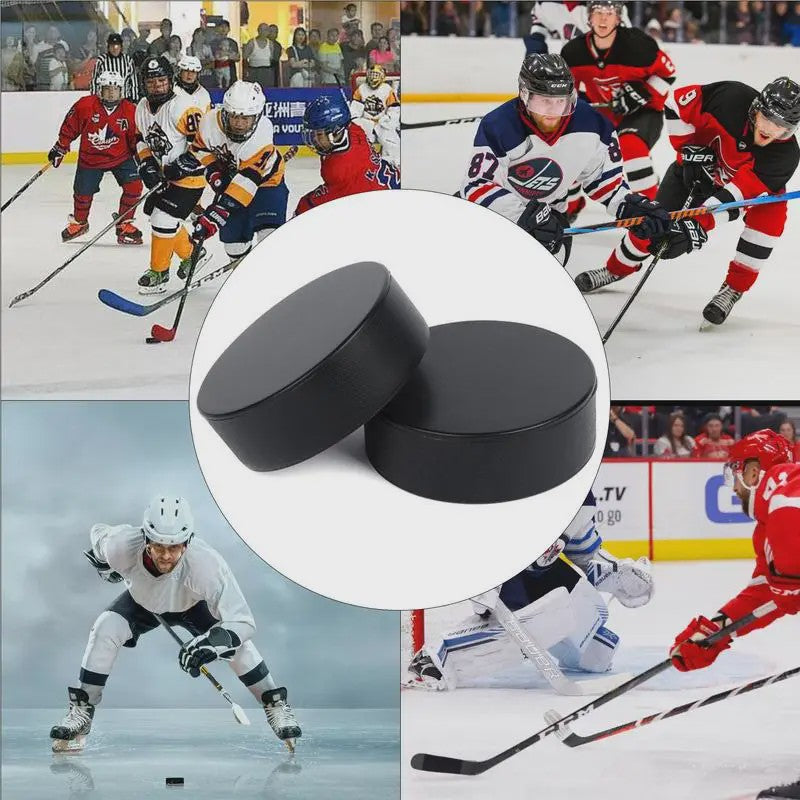 Set van 4 Street Hockey Pucks - Officiële Maat (3 inch diameter) voor Training en Indoor Spel