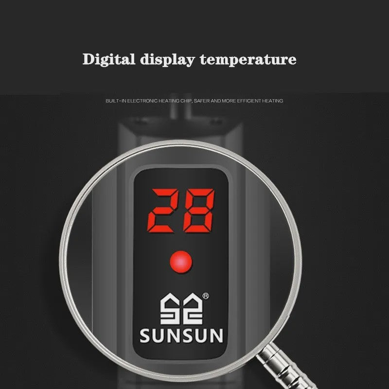 Aquarium Verwarmer met LCD Display - Instelbare Temperatuur & Thermostaat
