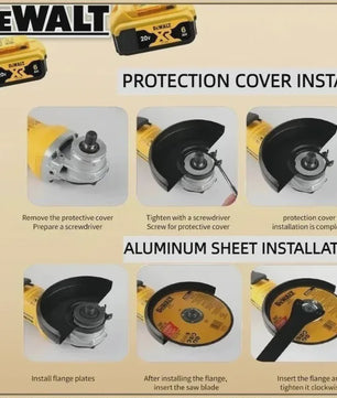 Dewalt DCG406 Accu Haakse Slijper 125mm - Borstelloos, 9000 RPM