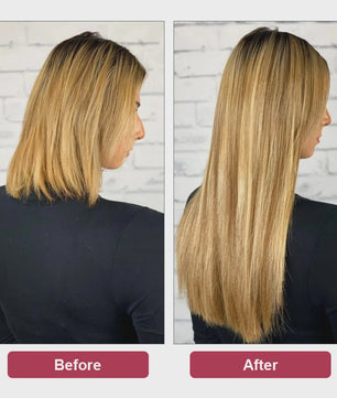 8-delige Clip-in Haarverlenging van Echt Menselijk Haar - Steil & Duurzaam