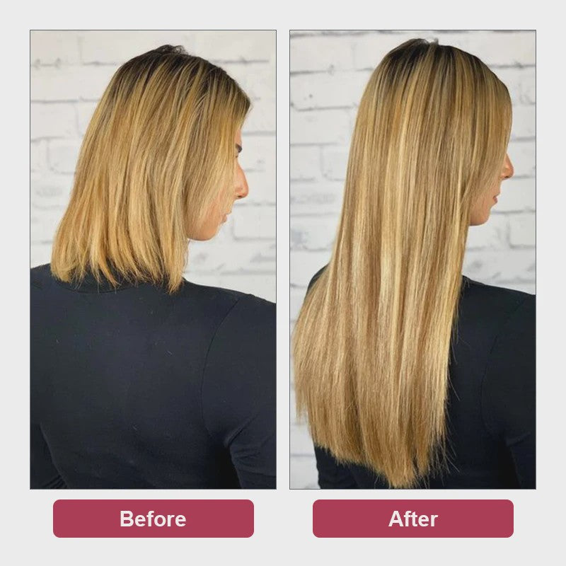 8-delige Clip-in Haarverlenging van Echt Menselijk Haar - Steil & Duurzaam