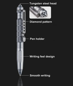 Tactische Multifunctionele Pen - Noodgereedschap & Glassnijder
