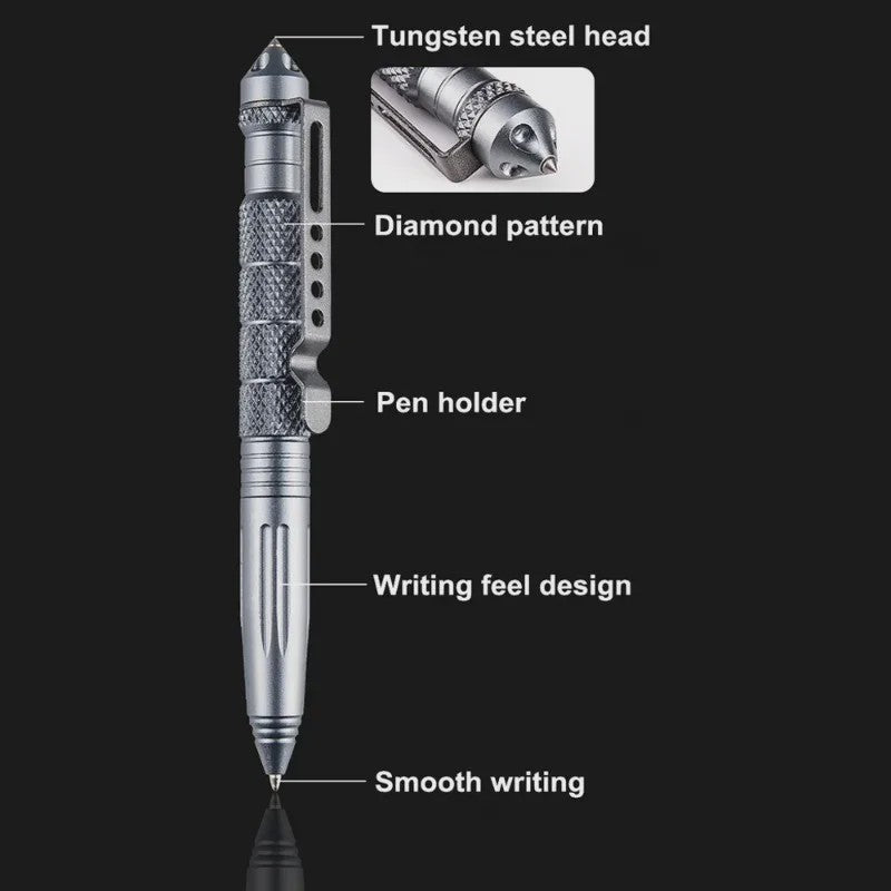 Tactische Multifunctionele Pen - Noodgereedschap & Glassnijder