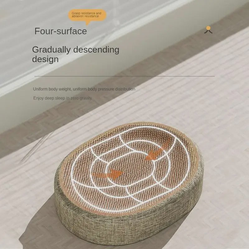 2-in-1 Kattenkrabplank en Nest: Bescherm Meubels & Verwen Je Kat