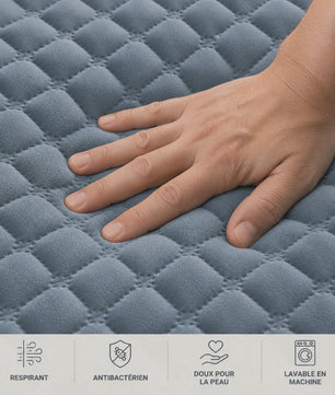 6 cm Matras Topper: Hoogwaardig Schuim, Ademend & Anti-slip voor Optimaal Slaapcomfort
