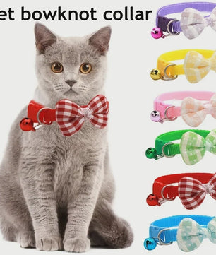 Verstelbare Katoenen Honden- en Kattenband met Strikje - Perfect voor Feestelijke Gelegenheden en Dagelijks Gebruik