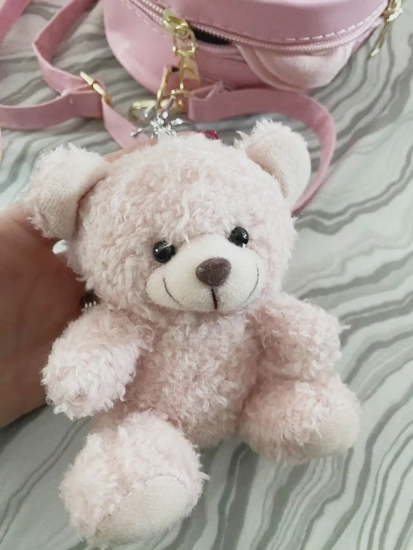 Schattige Pluche Beren Sleutelhanger - Knuffelbeestje voor Tas en Sleutels
