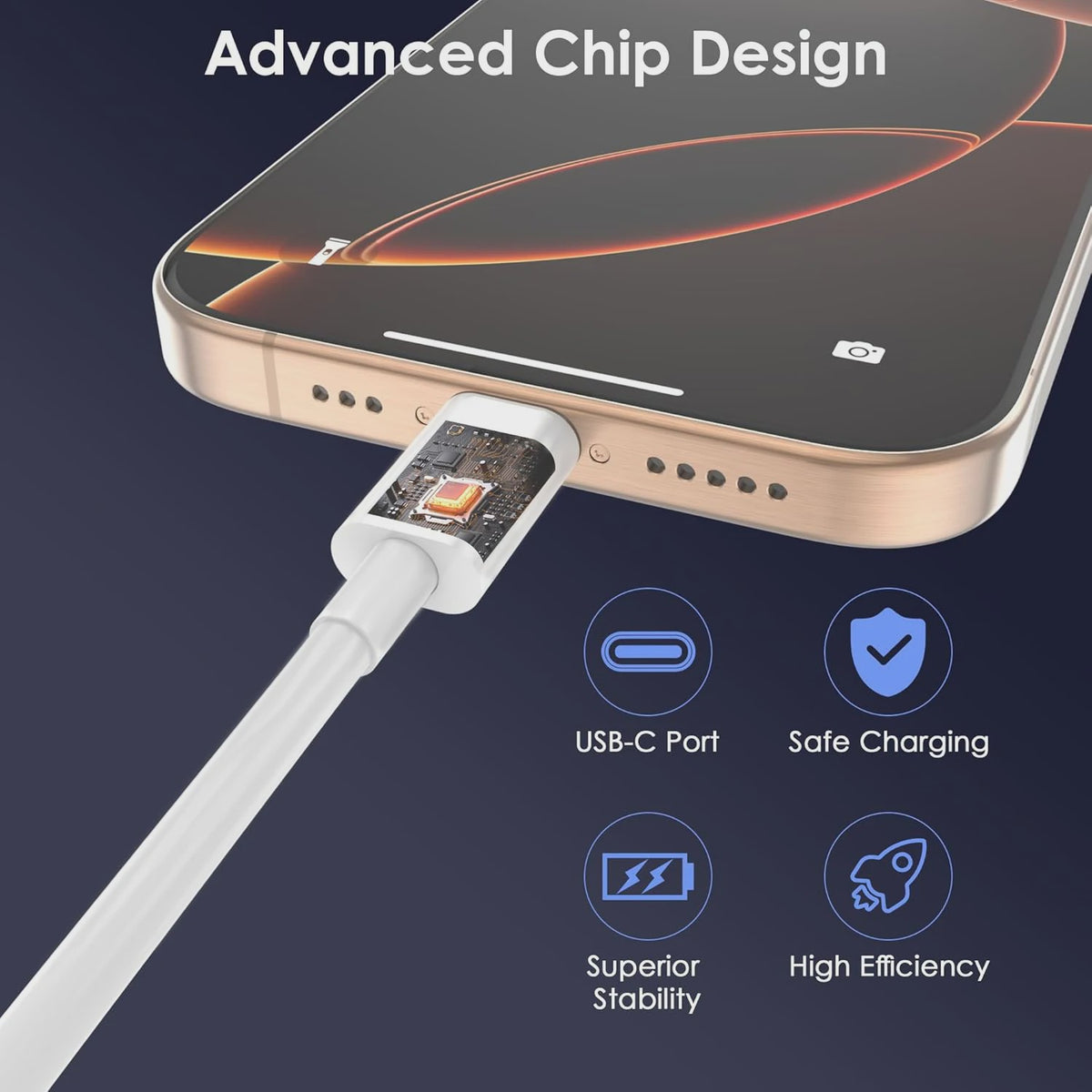 USB-C naar USB-C Kabel 60W Snellader & 480Mbps Data | Universeel Compatibel