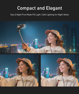 TELESIN Mini Waterproof Fill Light voor DJI OSMO Action Camera's - Verbeter je beelden
