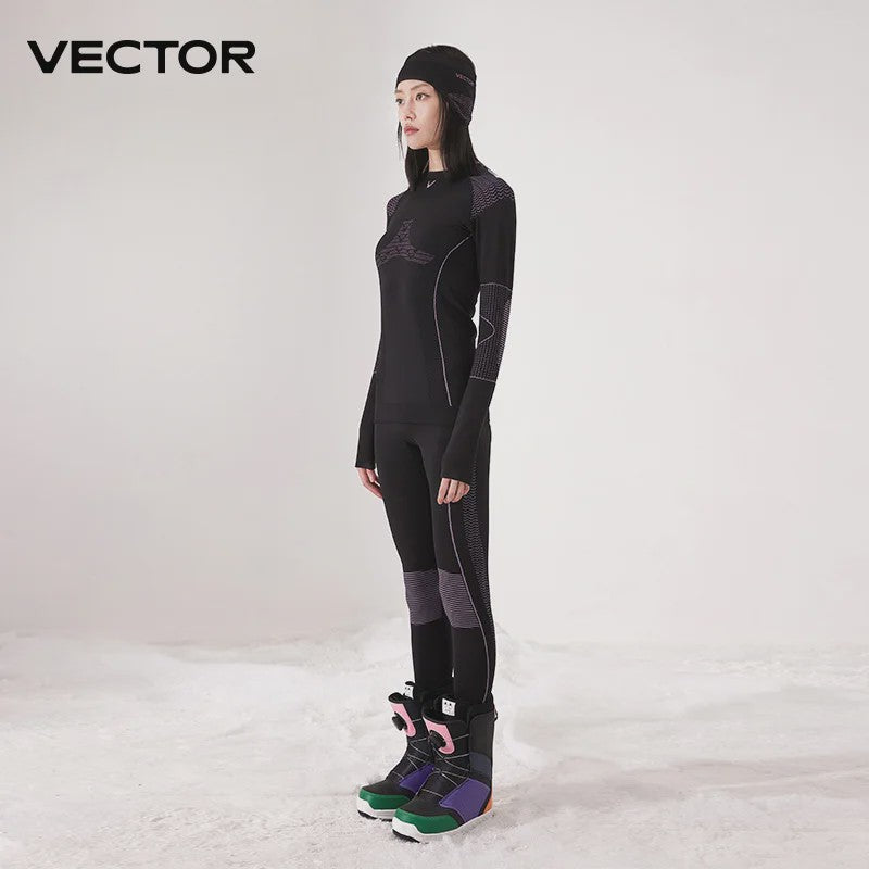 VECTOR Thermisch Ondergoed Set Dames Heren - Sneldrogend & Warm