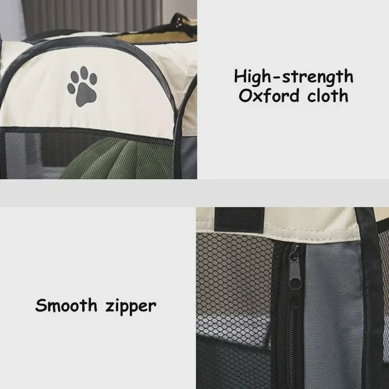 Draagbare Opvouwbare Pet Tent - Octagonale Puppy Kennel & Kattenren