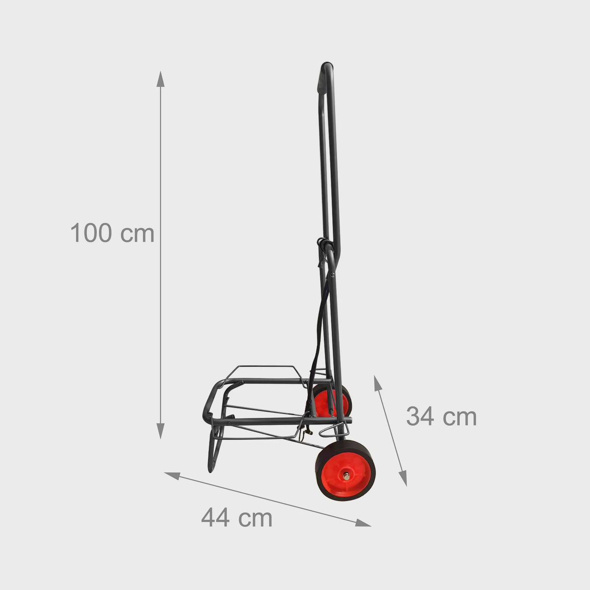 Opvouwbare Transportkar met 35 kg Draagvermogen - Ideaal voor Boodschappen, Camping en Dagelijks Gebruik