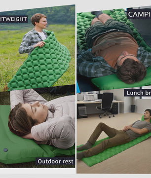 Inflatable Mattress Sleeping Pad Ultralight Camping Mat Air Mattress Camp Mat for Hiking Tent Travel Backpacker