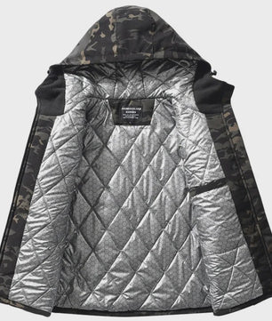 Warme Heren Parka Winterjas - Thermisch, Camouflage & Tactisch