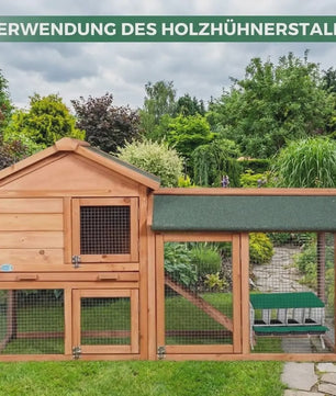 Legnest Kippen 4 Vakken Metaal Groen met Automatische Eierafvoer