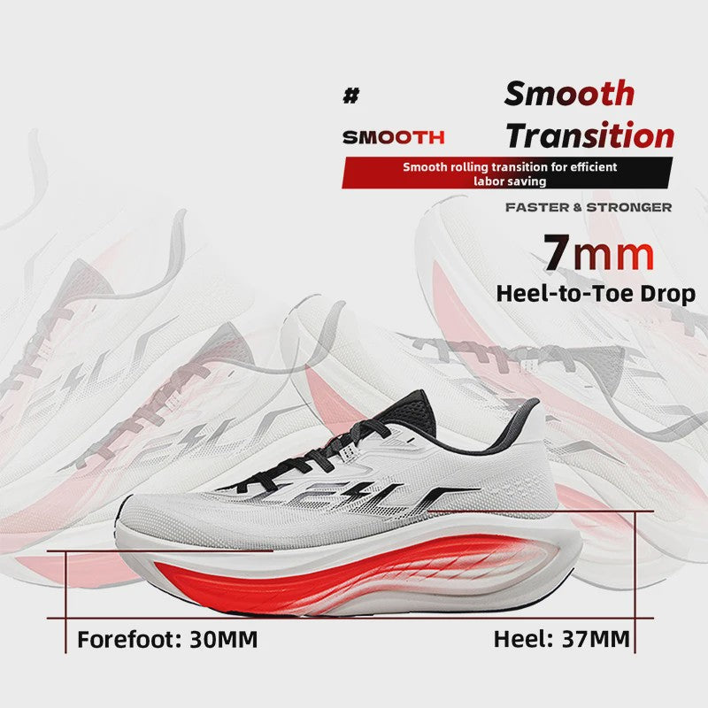 Qiaodan Leili TG 2.0 Marathon Hardloopschoenen - Hoge Veerkracht & Schokabsorptie