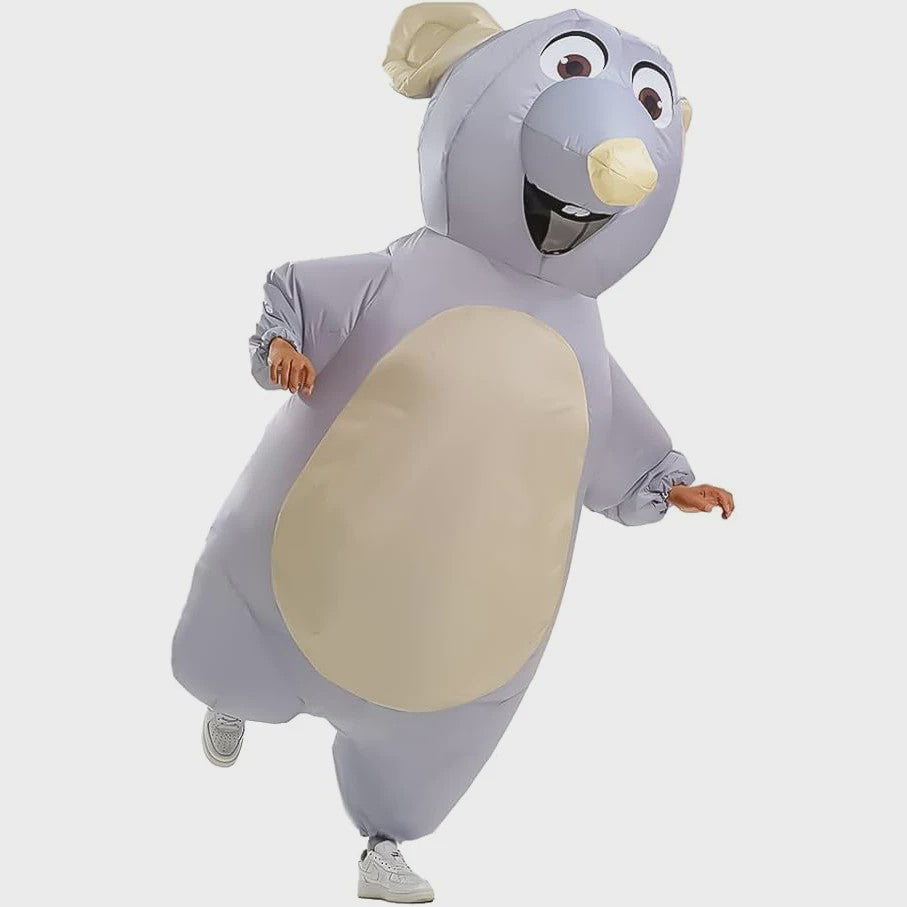 Opblaasbaar Muis Kostuum voor Volwassenen - Grappig Feest & Halloween Outfit