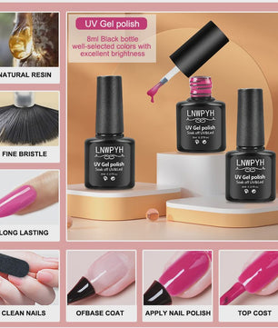 Complete Gel Nagellak Set met UV Lamp & Elektrische Vijl