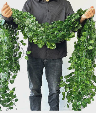 Kunstige Klimop Slang 2.1M - Groene Nep Plant voor Decoratie, Bruiloft & Feest