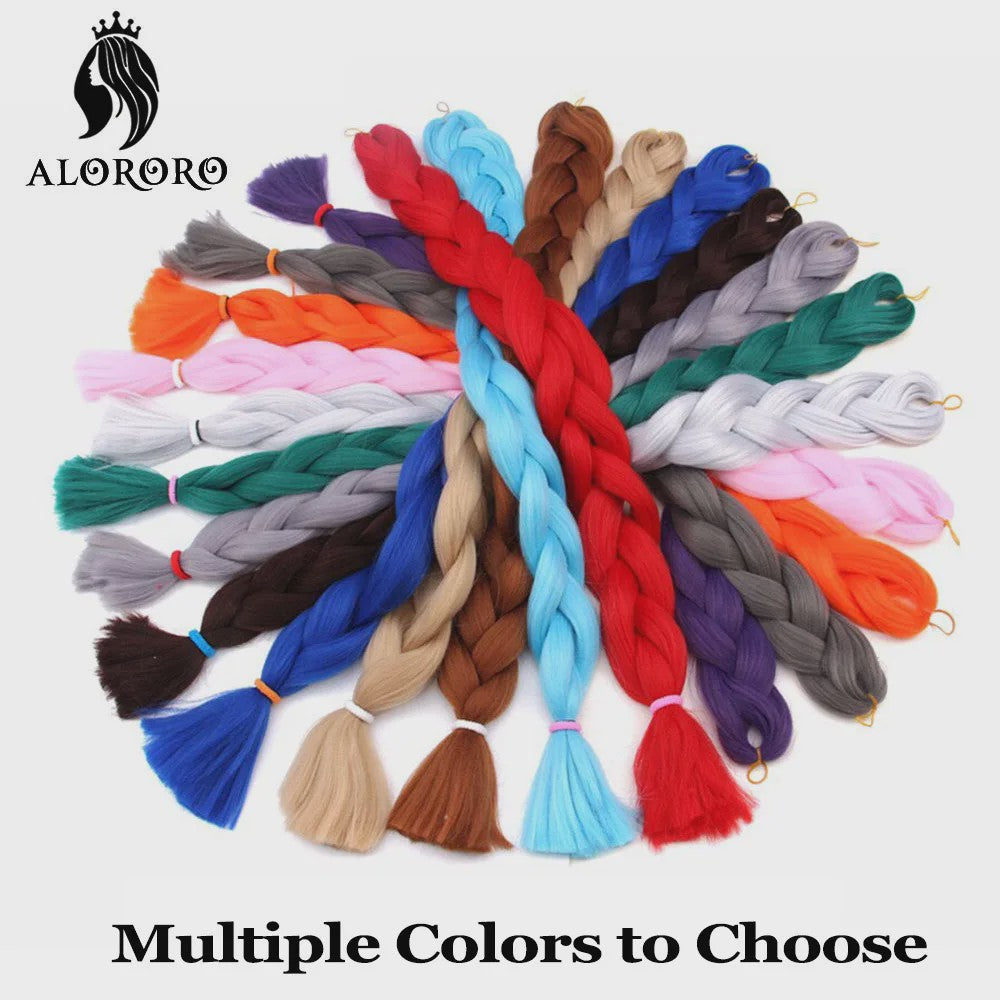 Alororo Jumbo Braids Haarverlenging - 82 Inch Synthetisch Hittebestendig Vlecht Haar