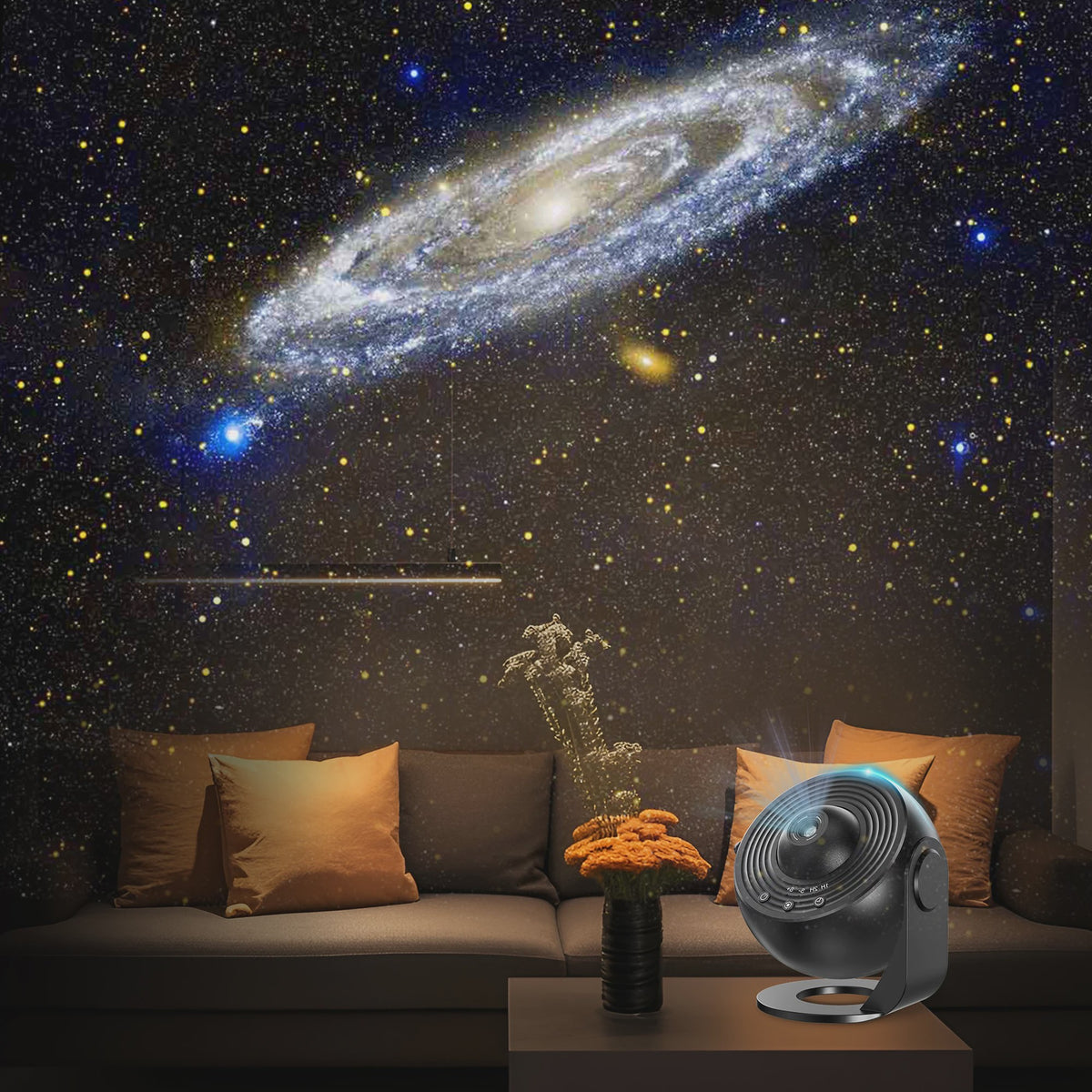 Galaxy Projector Sterrenhemel Projector - Planetarium met 12 Thema's voor Kinderkamer