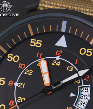 ADDDIESDIVE Heren Luxe Horloge - Waterdicht 50M, Luminous, Datumweergave