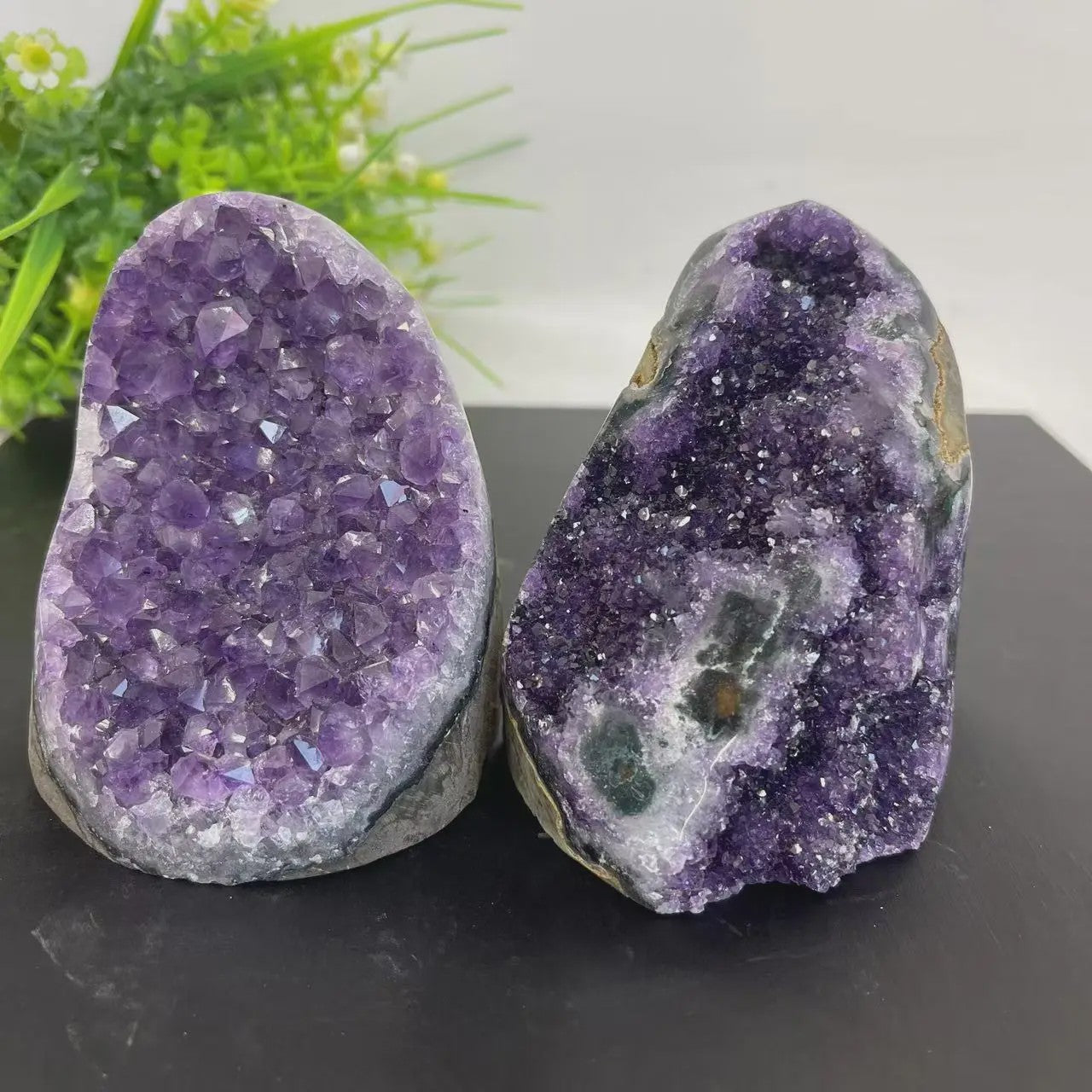 Natuurlijke Amethist Geode Kristal Cluster - Unieke Ruwe Kwarts Decoratie