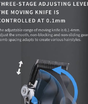 Kemei KM-2296 Oplaadbare Baardtrimmer & Lichaamstrimmer voor Mannen - Draadloos & USB